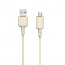 Dudao - Dudao USB-A Till USB-Micro Kabel 1m - Beige