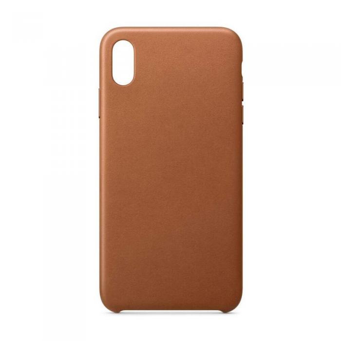 UTGATT5 - ECO Leather Case skal iPhone XS Max Brun