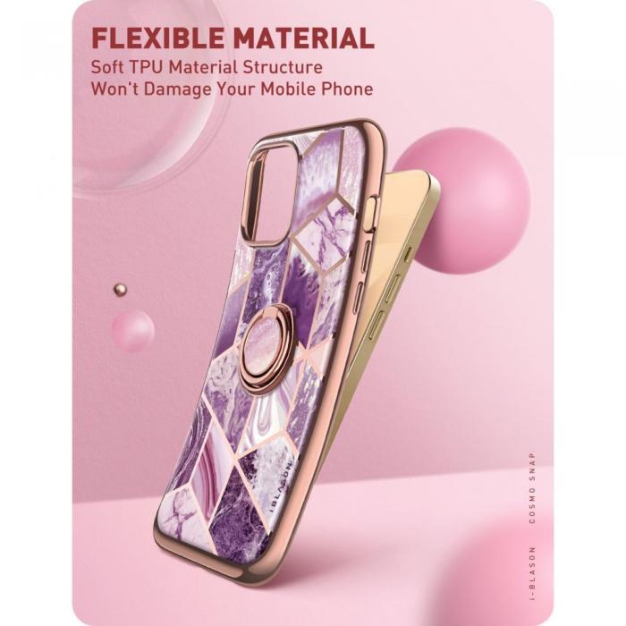 UTGATT5 - Supcase IBLSN Cosmo Snap iPhone 13 Pro Max - Marble Lila