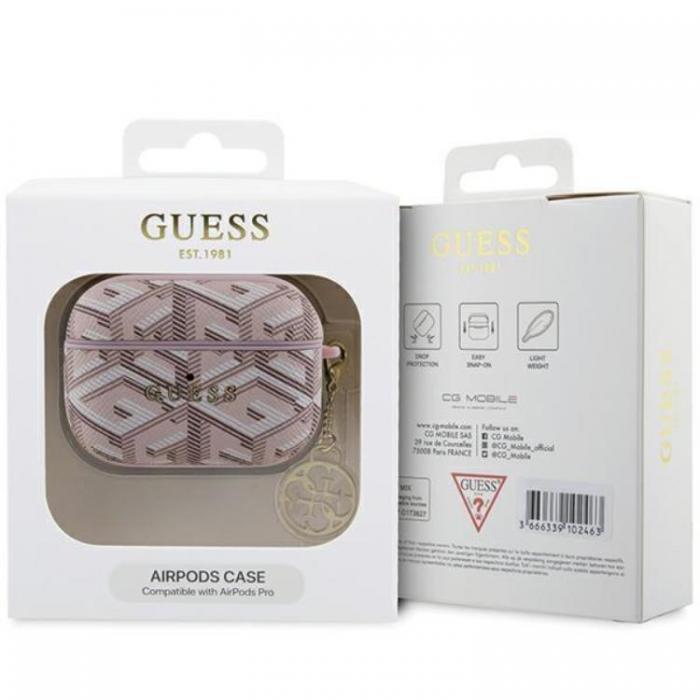 Guess - Guess AirPods Pro Skal GCube Charm - Rosa