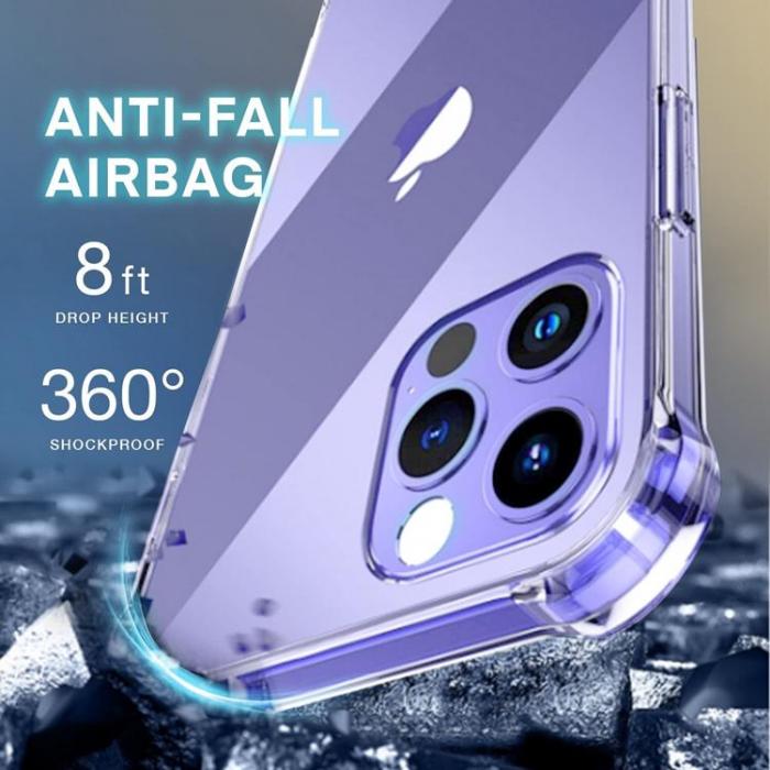 A-One Brand - Anti-drop TPU iPhone 14 Pro Skal - Transparent