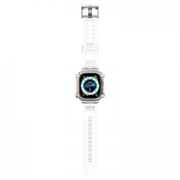 Spigen - Spigen Apple Watch Ultra (49mm) Armband Rugged Armor Pro - Crystal Clear