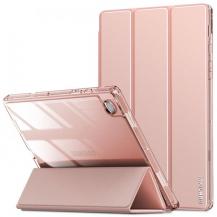 UTGÅTT - Infiland Rugged Crystal Fodral Galaxy Tab A8 10.5 X200 / X205 - Rose Gold