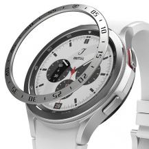 Ringke - Ringke Bezel Styling Stainless Skal Galaxy Watch 4 46 mm - Silver