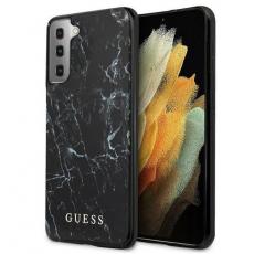 Guess - Guess Galaxy S21 Plus Skal Marble - Svart