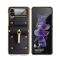 A-One Brand - Galaxy Z Flip 4 Skal Ringhllare Lder - Svart