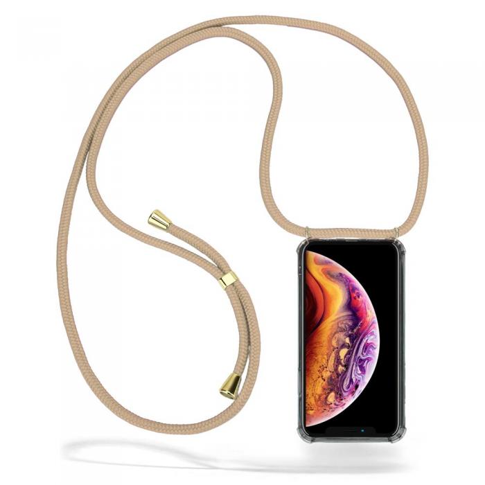 UTGATT4 - CoveredGear Necklace Case iPhone X - Beige Cord