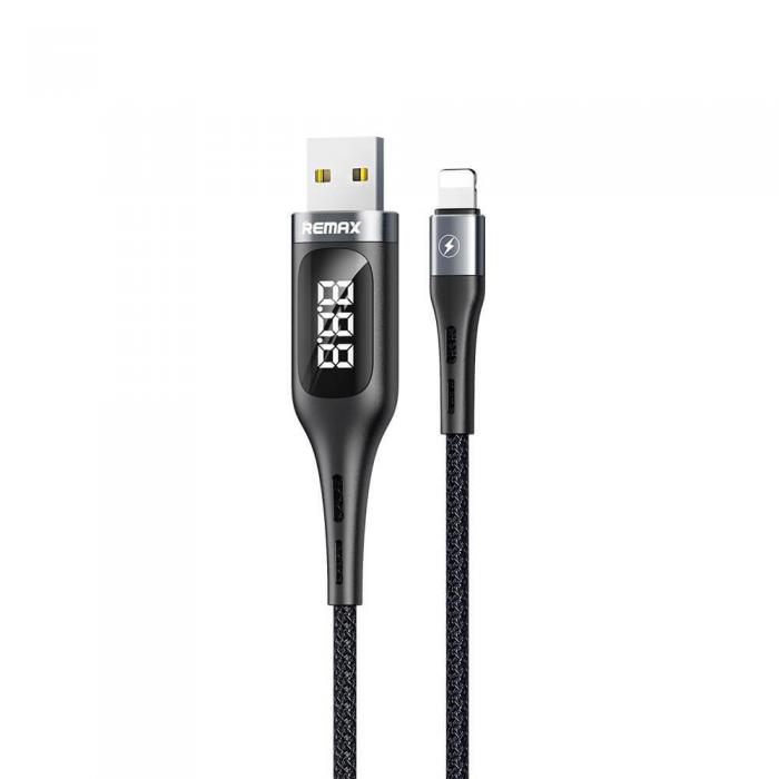 UTGATT1 - Remax Intelligent Digital USB lightning Kabel 1,2 m Svart