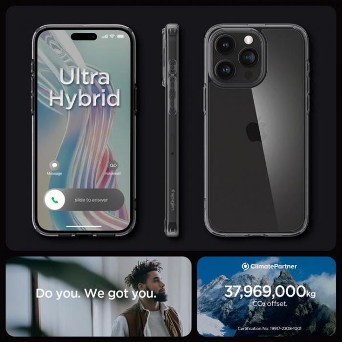 Spigen - Spigen iPhone 15 Pro Max Mobilskal Ultra Hybrid - Space Crystal