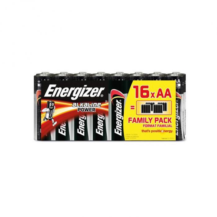UTGATT5 - ENERGIZER Batteri AA/LR6 Alkaline Power 16-pack Blister