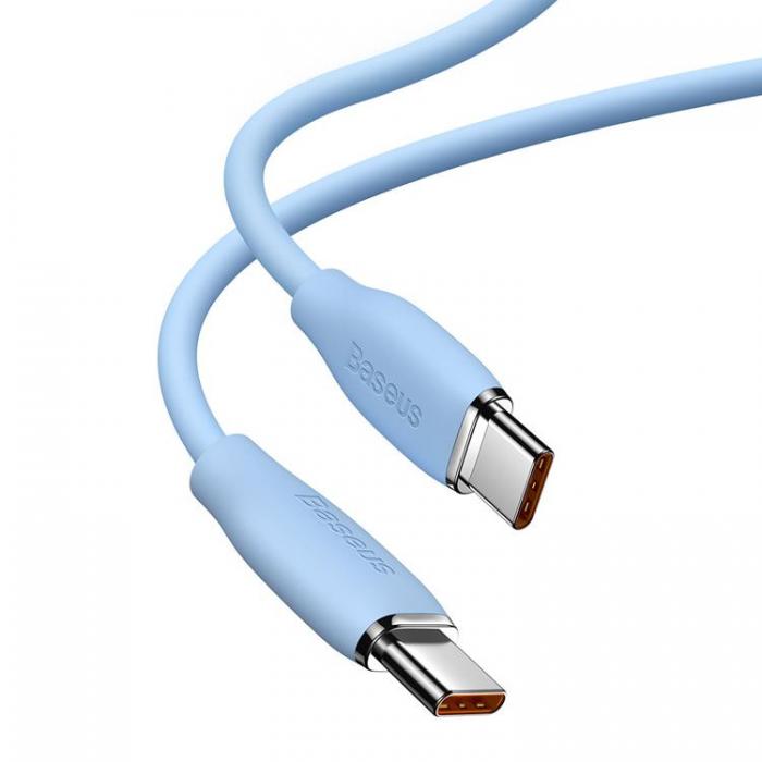 UTGATT5 - Baseus Fast Typ-C Till USB Typ-C Kabel 100W 2m - Bl
