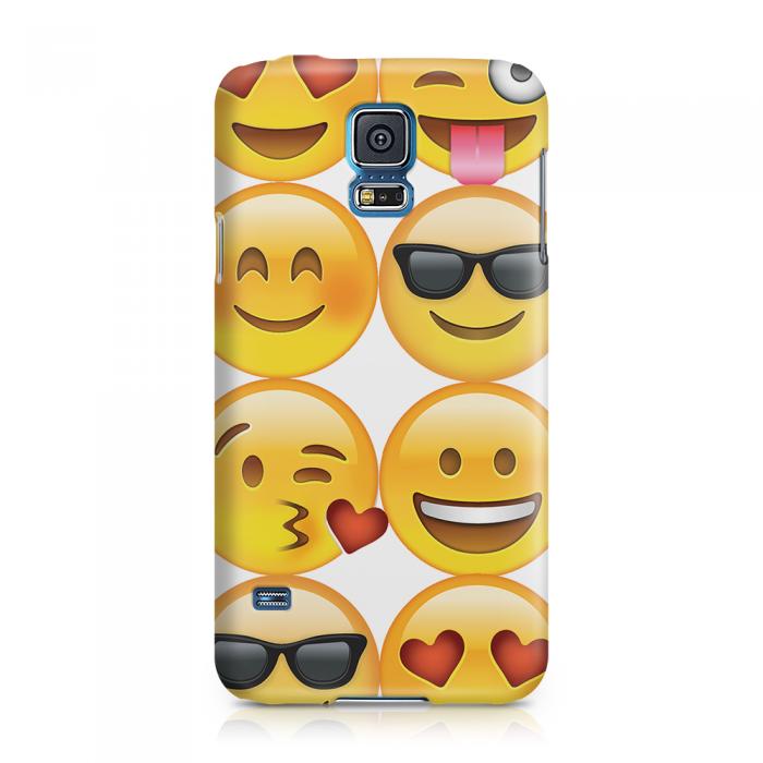 UTGATT5 - Skal till Samsung Galaxy S5 - Emoji - Smileys