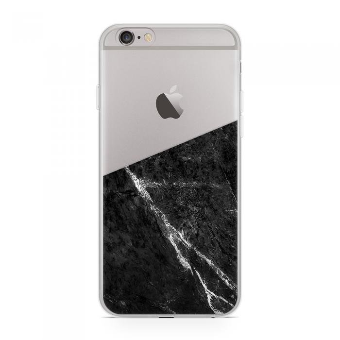 UTGATT5 - Skal till Apple iPhone 6(S) - Half marble black