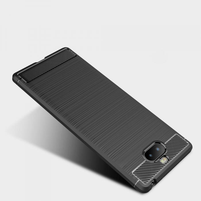 UTGATT5 - Tech-Protect Tpucarbon Sony Xperia 10 Svart