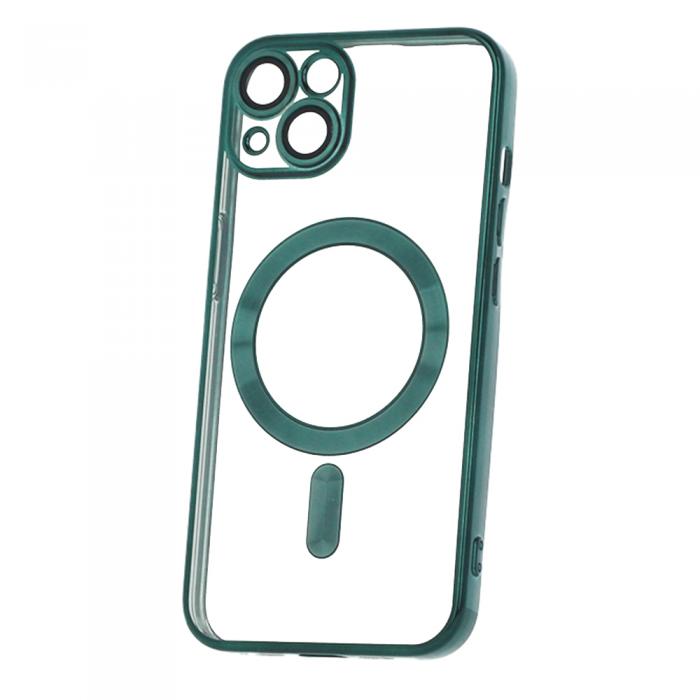 OEM - iPhone 12 Skal MagSafe Kompatibelt Grnt Krom