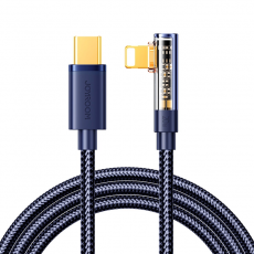 Joyroom - Joyroom Angled Lightning Till USB-C Kabel 20W 1.2 m - Blå