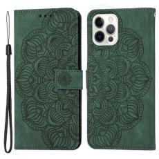 A-One Brand - iPhone 14 Pro Plånboksfodral Mandala Flower - Grön