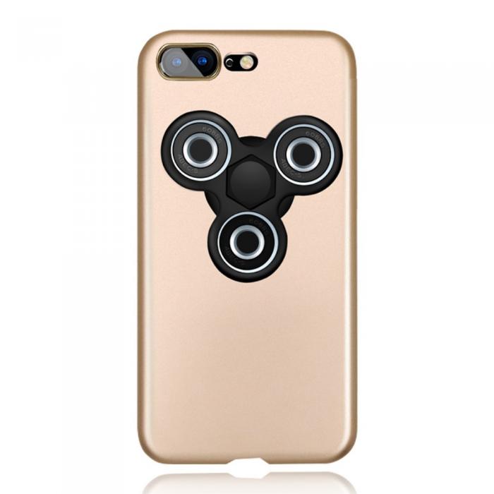 Fidget Spinner - EDC Tri Fidget Spinner Skal till iPhone 7 Plus - Gold