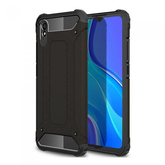 Forcell - Xiaomi Redmi 9A/9AT Skal Forcell Armor Hrdplast - Svart