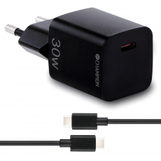 Champion - Champion Snabbladdare Kit USB-C till USB-C 30W PD - Svart