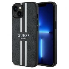 Guess - iPhone 15 Pro Skal MAGSafe Tryckt Rand Svart