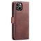 DG.MING - DG.MING iPhone 14 Plnboksfodral Split Detachable Flip - Rd