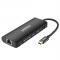 Choetech - Choetech Docking Station Adapter USB-C - Svart