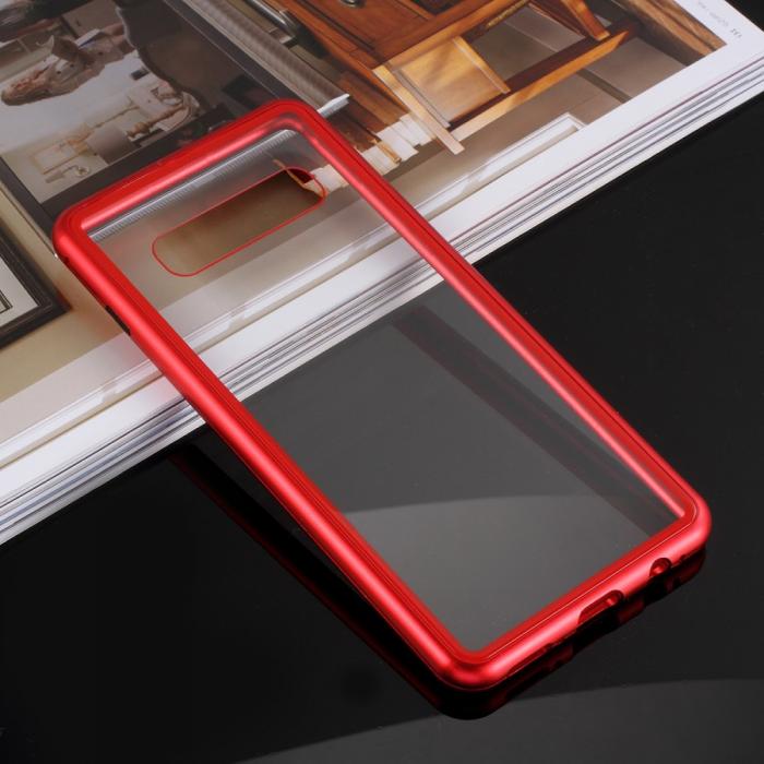 A-One Brand - Detachable Metal Bumper till Samsung Galaxy S10 Plus - Rd