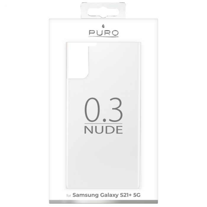 UTGATT1 - Puro - Nude Mobilskal Samsung Galaxy S21 Plus - Transparent