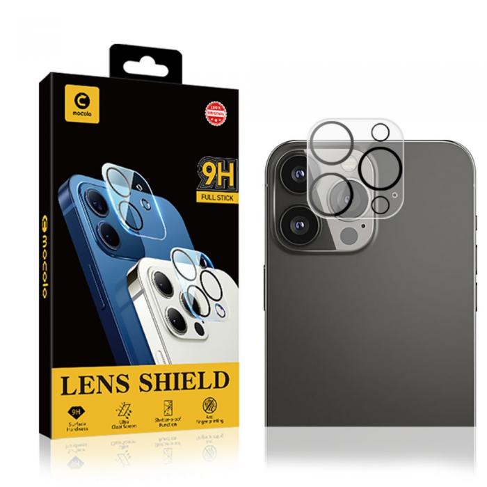 OEM - Mocolo Kameralinsskydd i Hrdat Glas iPhone 13 Pro Max - Clear