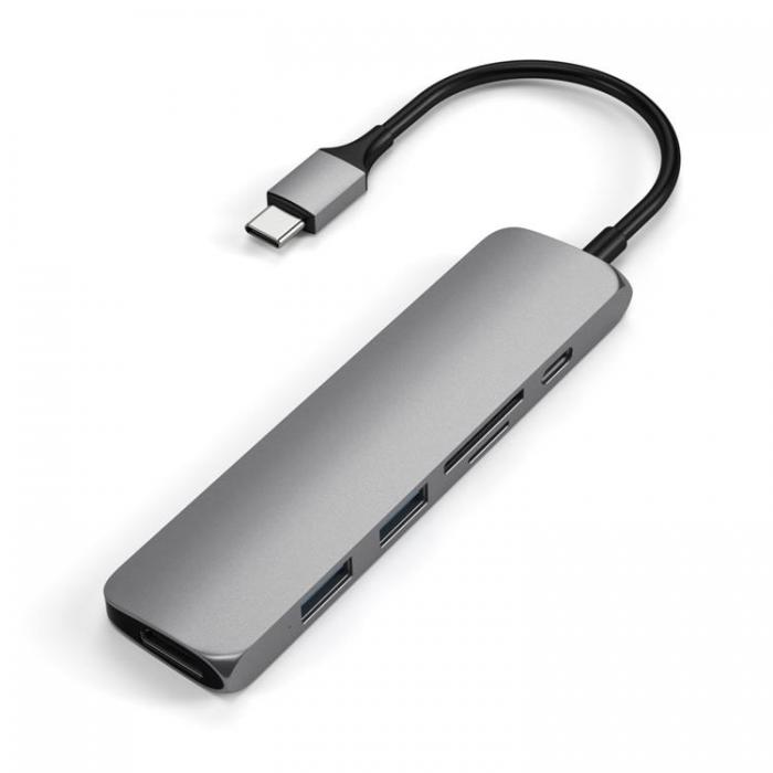UTGATT1 - Satechi Slim USB-C MultiPort Adapter med HDMI - Space Gr