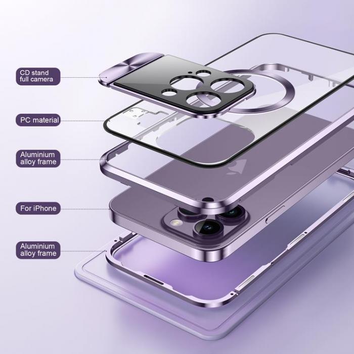 Boom of Sweden - BOOM iPhone 14 Mobilskal Magsafe Metall Frame - Bl