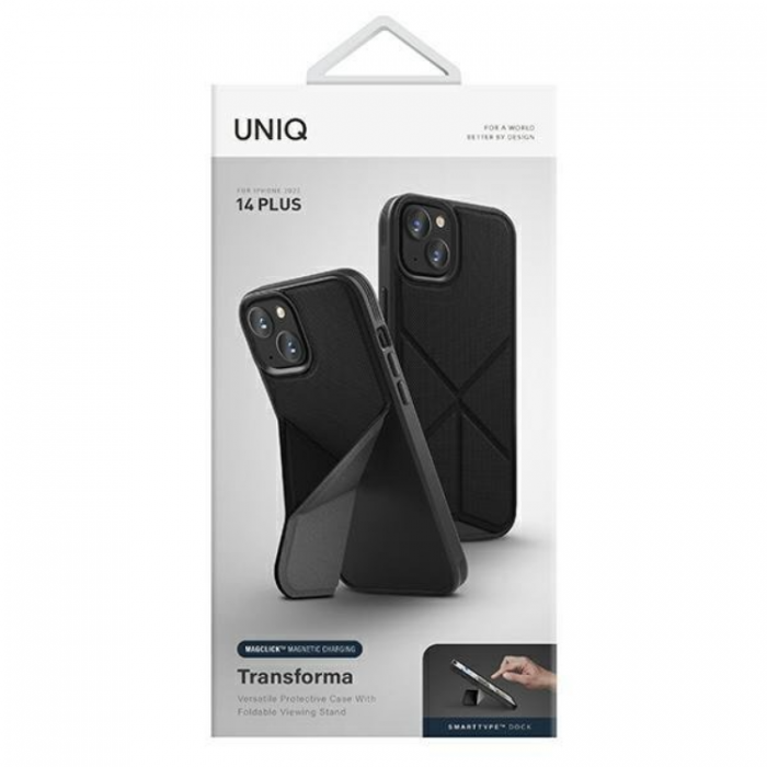 UNIQ - UNIQ iPhone 14 Plus Mobilskal Magsafe Transforma - Bl