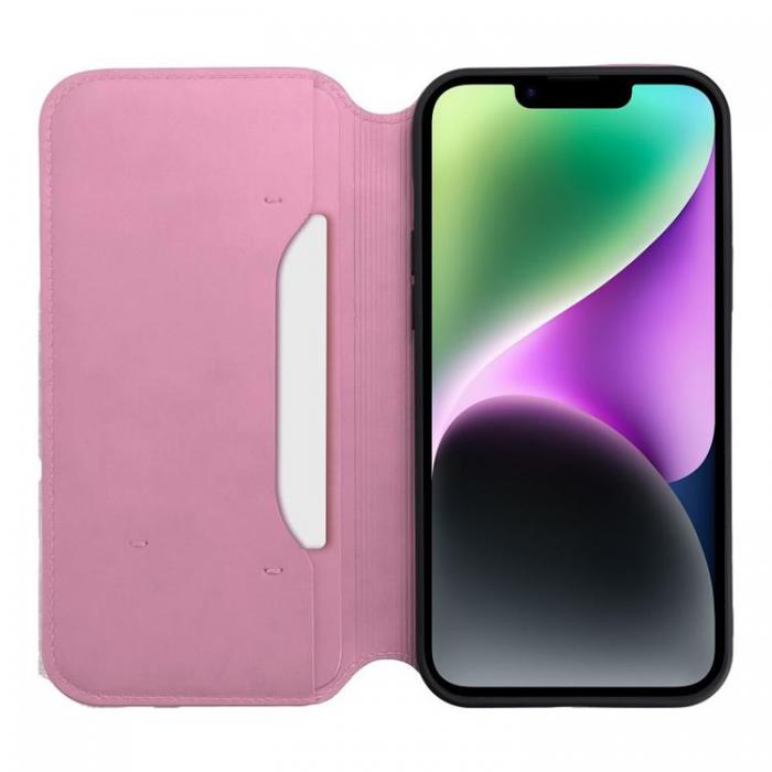 A-One Brand - iPhone 14 Pro Max Plnboksfodral Dual Pocket - Rosa