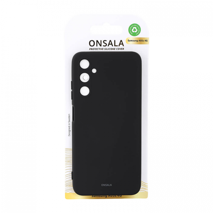 Onsala - Onsala Galaxy A05s 4G Mobilskal Silikonknsla - Svart