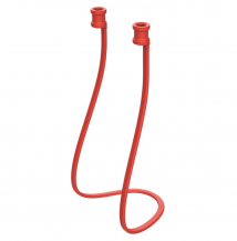 OEM - Hörlursband i silikon till Apple Airpods 1/2/3 - Röd