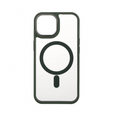 Onsala - Onsala iPhone 15 Mobilskal MagSafe Bumper - Clear/Grön