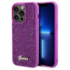 Guess - Guess iPhone 14 Pro Max Mobilskal Disco Script Metal - Lila