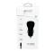 GEAR - GEAR Laddare 12-24V 2xUSB 2,4A Svart MicroUSB Kabel platt 1m