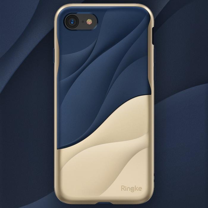 UTGATT4 - Ringke Wave Skal till iPhone 7/8/SE 2020 - Gold