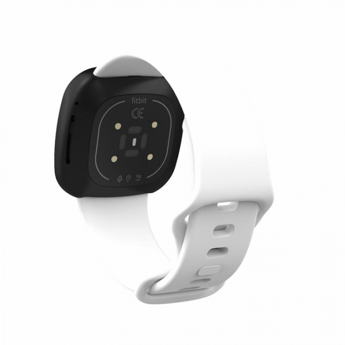 A-One Brand - Fitbit Versa 3/Sens Armband Silikon - Vit