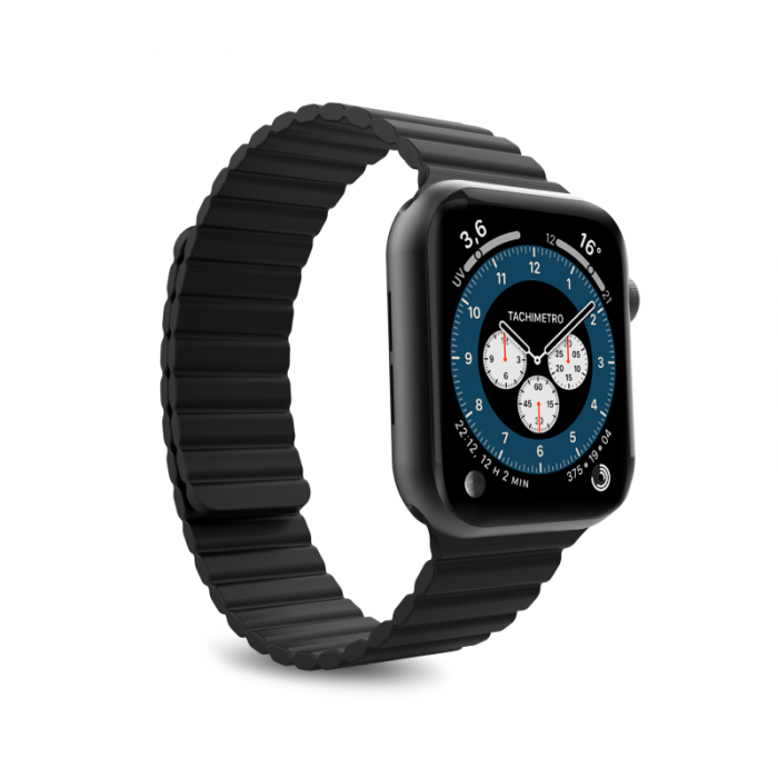 UTGATT5 - Puro Icon Link Armband Apple Watch 38/40 mm - Svart