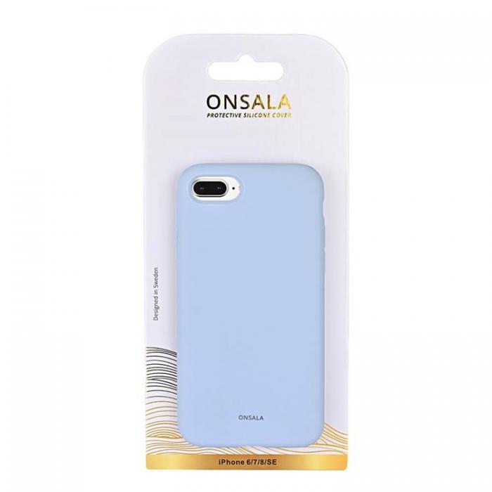 Onsala - Onsala Mobilskal Silikon iPhone 7/8/SE 2020 - Ljusbl