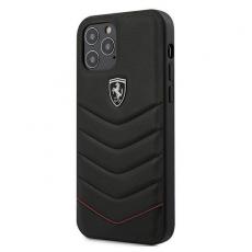 Ferrari - Ferrari iPhone 12 Pro Max Skal Off Track Quilted - Svart