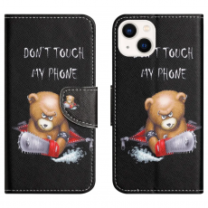 Taltech - iPhone 15 Plus Plånboksfodral - Bear