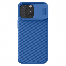 Nillkin - Nillkin iPhone 15 Pro Max Mobilskal CamShield Magnetic - Blå