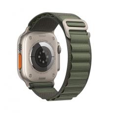 Forcell - Forcell Apple Watch (42/44/45/49mm) Armband F-Design - Grön