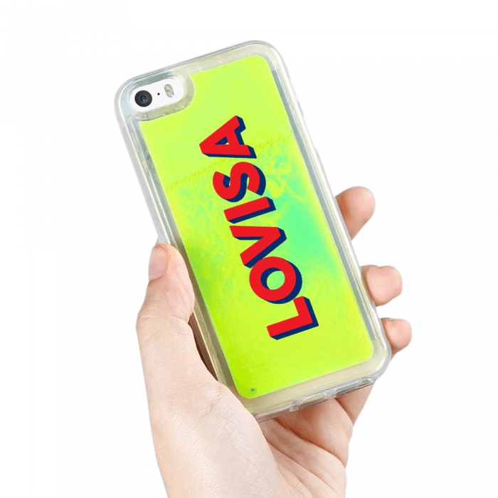 UTGATT5 - Designa Sjlv Neon Sand skal iPhone 5/5s/SE - Grn