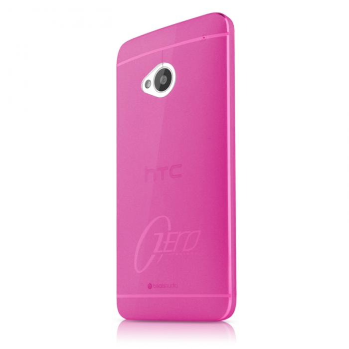UTGATT5 - ITSkins Zero 3 Skal till HTC One (M7) (Magenta) + Skrmskydd