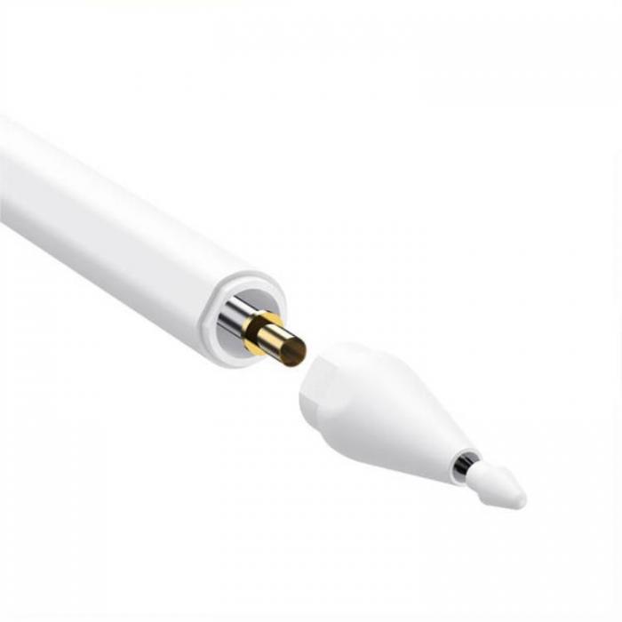 BASEUS - Baseus Smooth Writing 2 Stylus Penna med LED-indikator - Vit